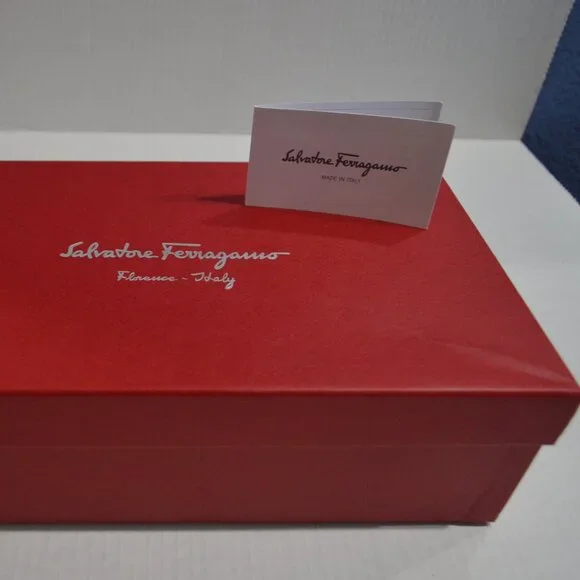 Salvatore Ferragamo Susi Black Suede Kid Pump, Size 9.5, NWOT